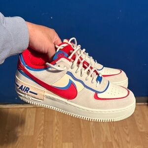 Nike Women's air force 1 shadow sail royal red